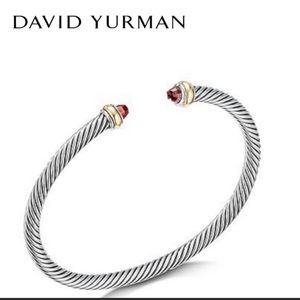David Yurman ■ Garnet Cable Classics Bracelet